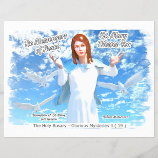 Flyer Assunção de Ruas. Maria no Céu 2