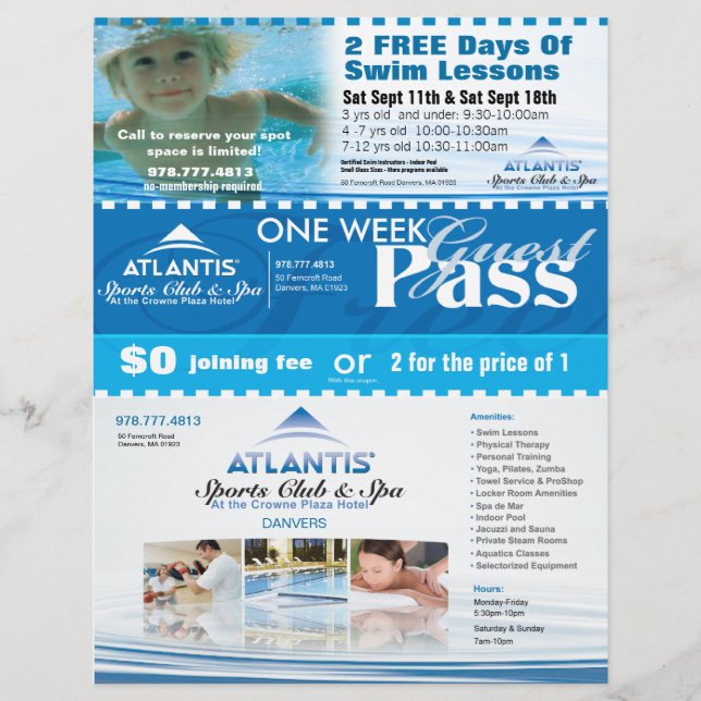 Flyer Atlantis Coupons (Frente)