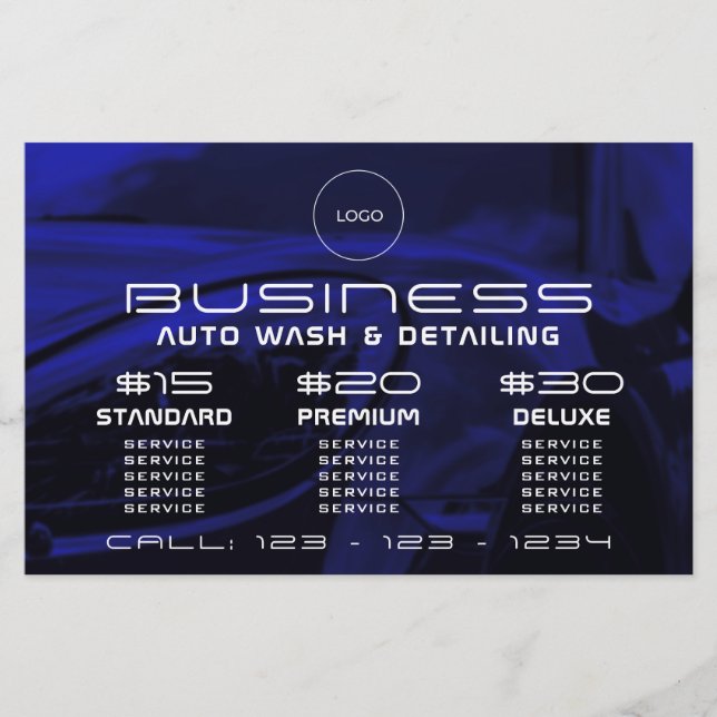 Flyer Automóvel moderno elegante  (Frente)