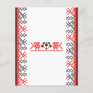 Flyer Aves com pontos cruzados