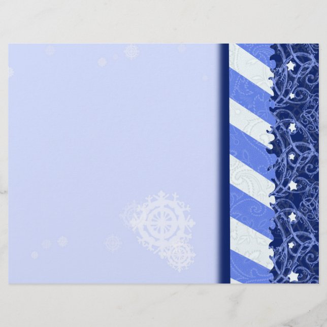 Flyer Azul de inverno (Frente)