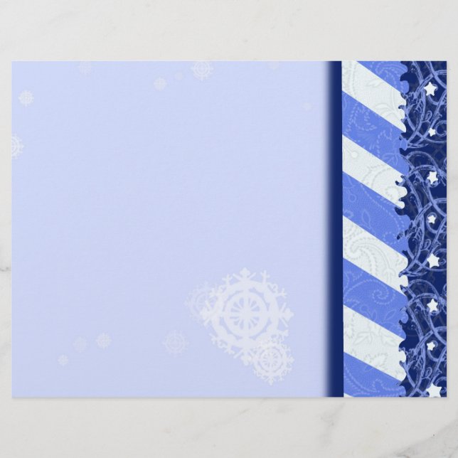 Flyer Azul de inverno (Frente)