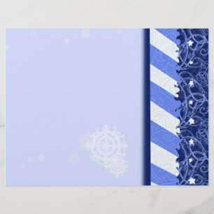 Flyer Azul do inverno