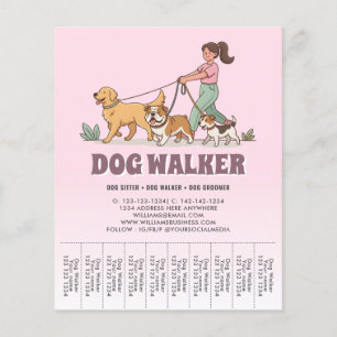Flyer Babá de Animais de Estimação Promocional Personali