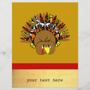 Flyer babyturkeycolor damaskcircles