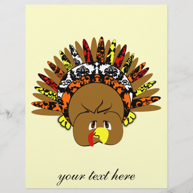 Flyer babyturkeycolor damaskcircles (Frente)