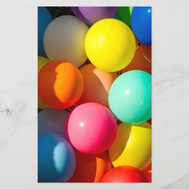 Flyer Balões de Brinquedos coloridos (Frente)