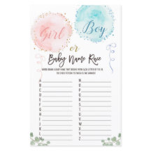 Balões Nome do Bebê Race Jogo ABC