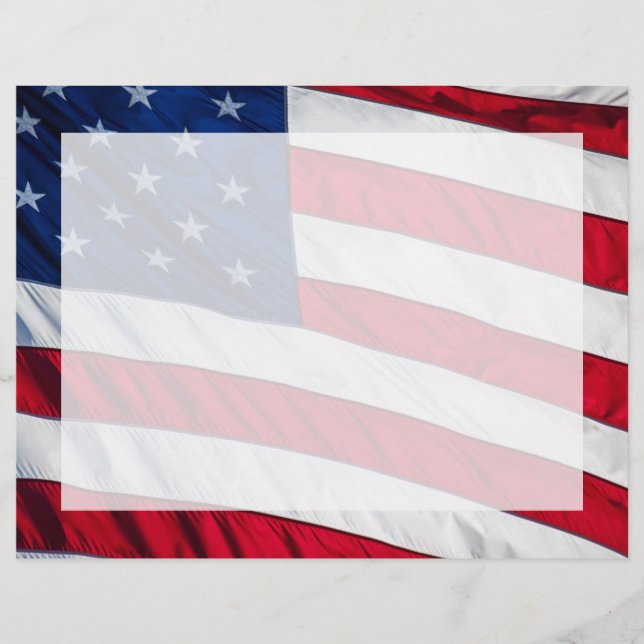 Flyer Bandeira Americana (Frente)