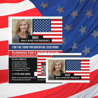 Flyer Bandeira Americana, Publicidade a Campanha Polític