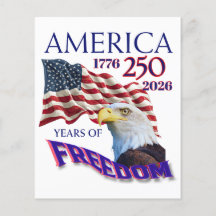 Bandeira da América 250 Anos de Liberdade com Águi