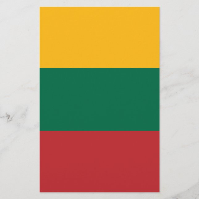Flyer Bandeira da Lituânia (Frente)