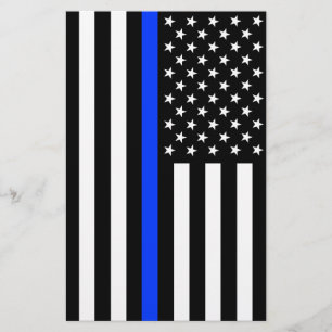 Flyer Bandeira da Polícia Thin Blue Line