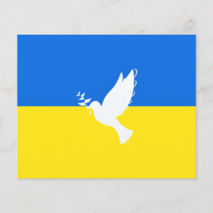 Flyer Bandeira da Ucrânia - Vara da Paz - Liberdade - P