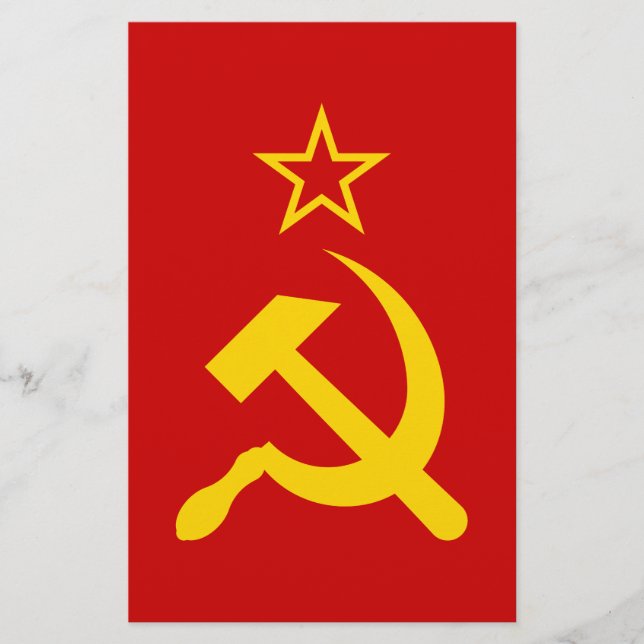 Flyer Bandeira da URSS - Bandeira da União Soviética (Frente)