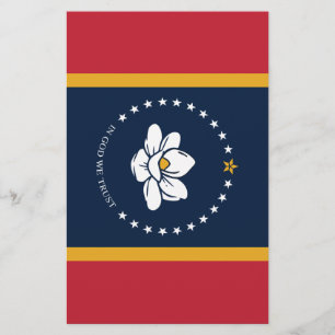 Flyer Bandeira do Mississippi - Nova Bandeira da Magnóli