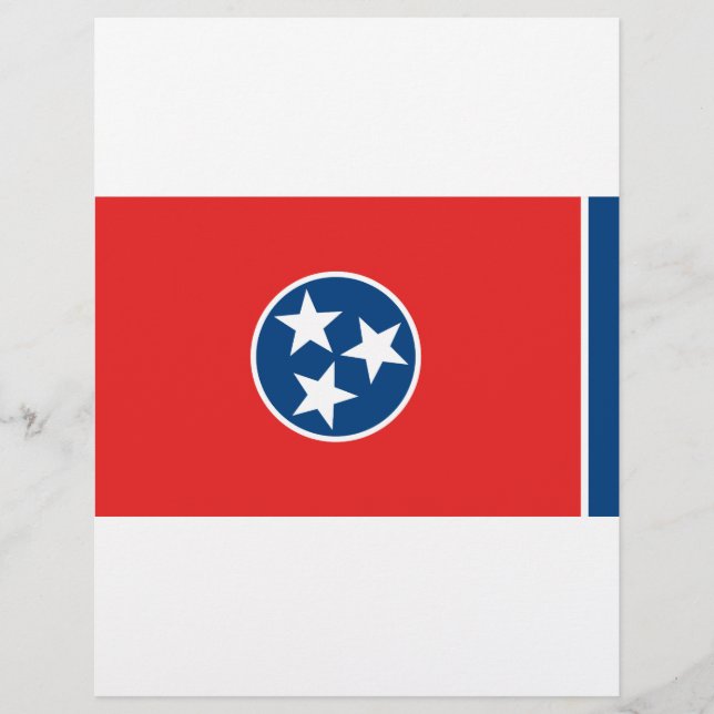 Flyer Bandeira do Tennessee (Frente)