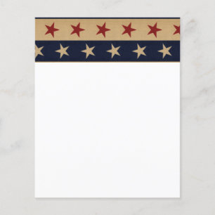 Flyer Bandeira dos Estados Unidos referente à cultura