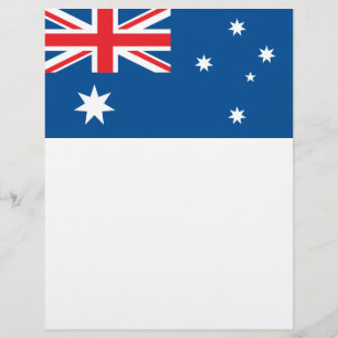 Flyer bandeira nacional australiana