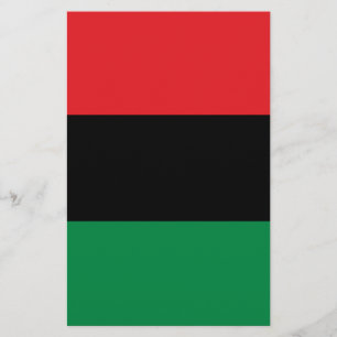 Flyer Bandeira Pan-Africana UNIA