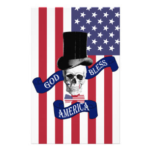 Flyer Bandeira Patriótica Americana