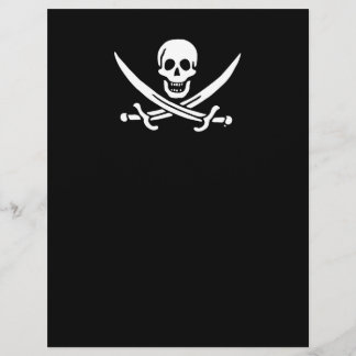Flyer Bandeira pirata de Jolly roger