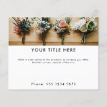 Banner e texto de fotos comerciais do promocional