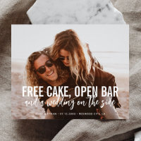 Bar Aberto De Bolo Livre Engraçado Casamento Salve