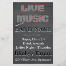 Bar Russo Chalkboard Tavern Live Music 2