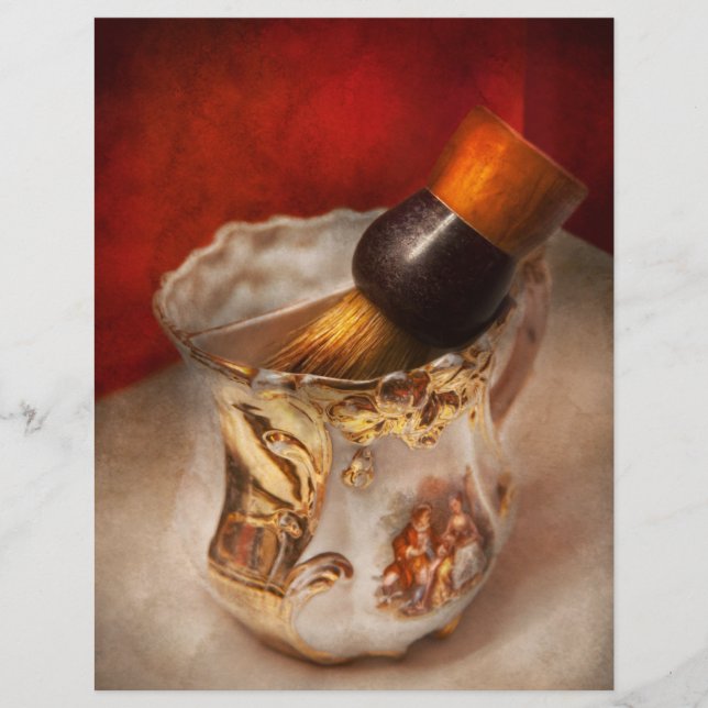 Flyer Barber - A beleza da barbárie (Frente)