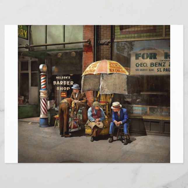 Flyer Barber - No Compro Barber de Nelson, 1937 (Frente)