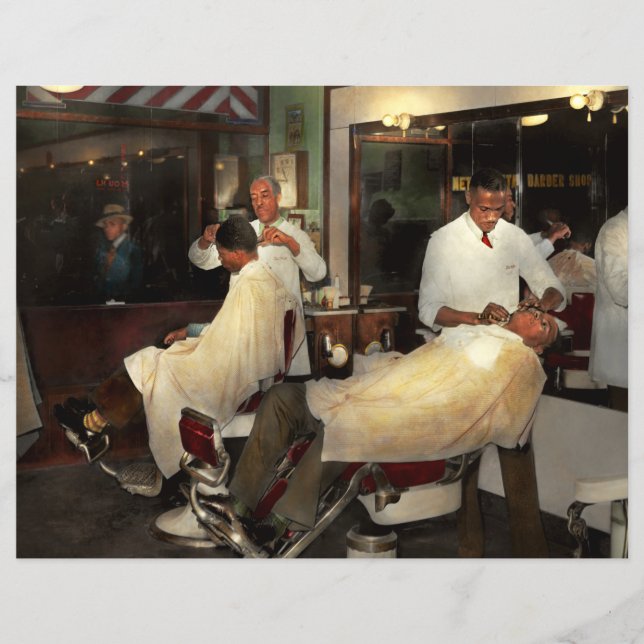 Flyer Barber - Uma tradição honrada do tempo 1941 (Frente)