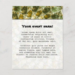 Flyer Barras Marmortas - Arte Mandelbrot