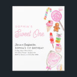 Flyer BARULHO BARATO UM Kandy Kids Candyland primeiro an<br><div class="desc">Bonito DOCE 1 Kids Kids Candyland primeiro aniversario Invasão</div>