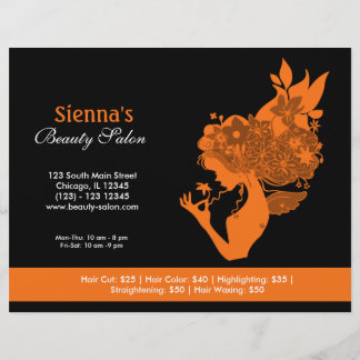 Flyer Beauty Salon (Laranja)