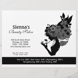 Flyer Beauty Salon (Preto)