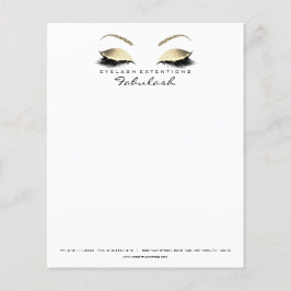 Flyer Beauty Studio Lashes Makeup Stylist sobrancelhas