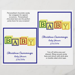 Flyer Bebês Bloqueios de Candybar (Primário)