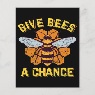 Flyer Beekeeper Design Bee Bee Gifts, Eu Adoro Mel De Ab