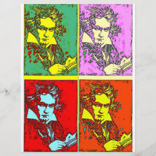 Flyer Beethoven, pop-art