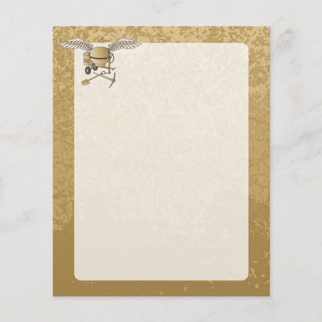 Flyer bege betuminoso (Frente)