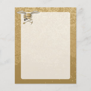 Flyer bege betuminoso