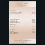 Flyer Beige Hautfarbe minimale moderno<br><div class="desc">Negócios modernos,  minimalistisch,  bege. Entworfen für Designer,  Stylist,  Salons,  Haare und Make-up Künstler,  Nägel und Lash Künstler,  Wellness-Center e mBearbeiten Sie die Karte,  indem Sie Ihre Daten eingeben. Sie können den Schriftart,  die Farbe und die Position individuell durante o "weitere Personalisierung" auswählen.</div>