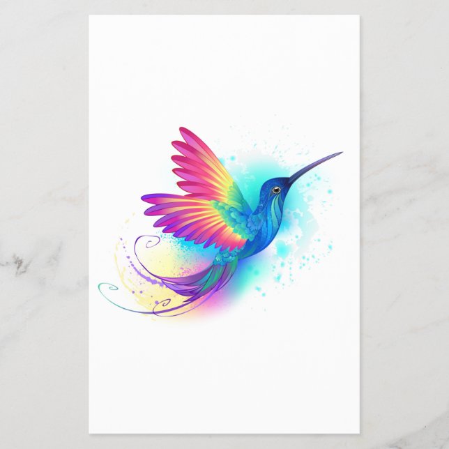 Flyer Beija-flor Arco-íris Exótico (Frente)