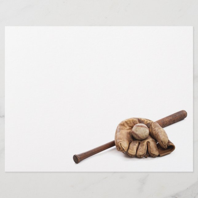 Flyer Beisebol Vintage (Frente)