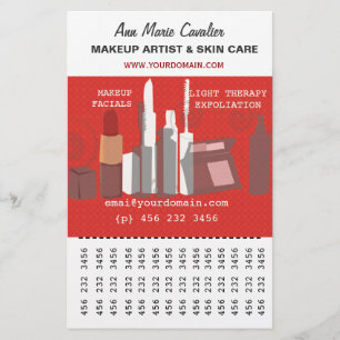 Flyer Bela Beleza de Moda Maquiagem Artista Negócios