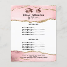 Beleza Makeup Pisca Salon Blush Pink Girly Modern