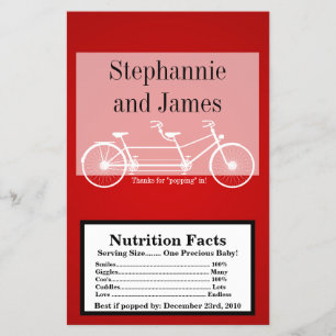 Flyer Bicicleta do dobro do vermelho carmesim do