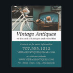 Flyer Bicicleta Vintage, Revendedor Antiquado, Loja<br><div class="desc">Bicicleta Vintage,  Antiguamente Revendedor/Armazenar Folhetos Publicitários Pela Loja De Cartão de visita.</div>