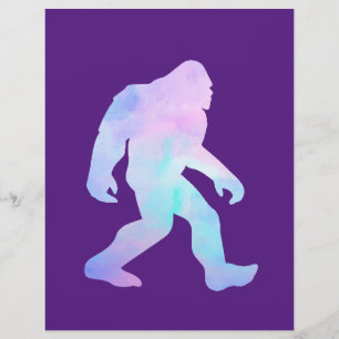 Flyer Bigfoot Aquarela      